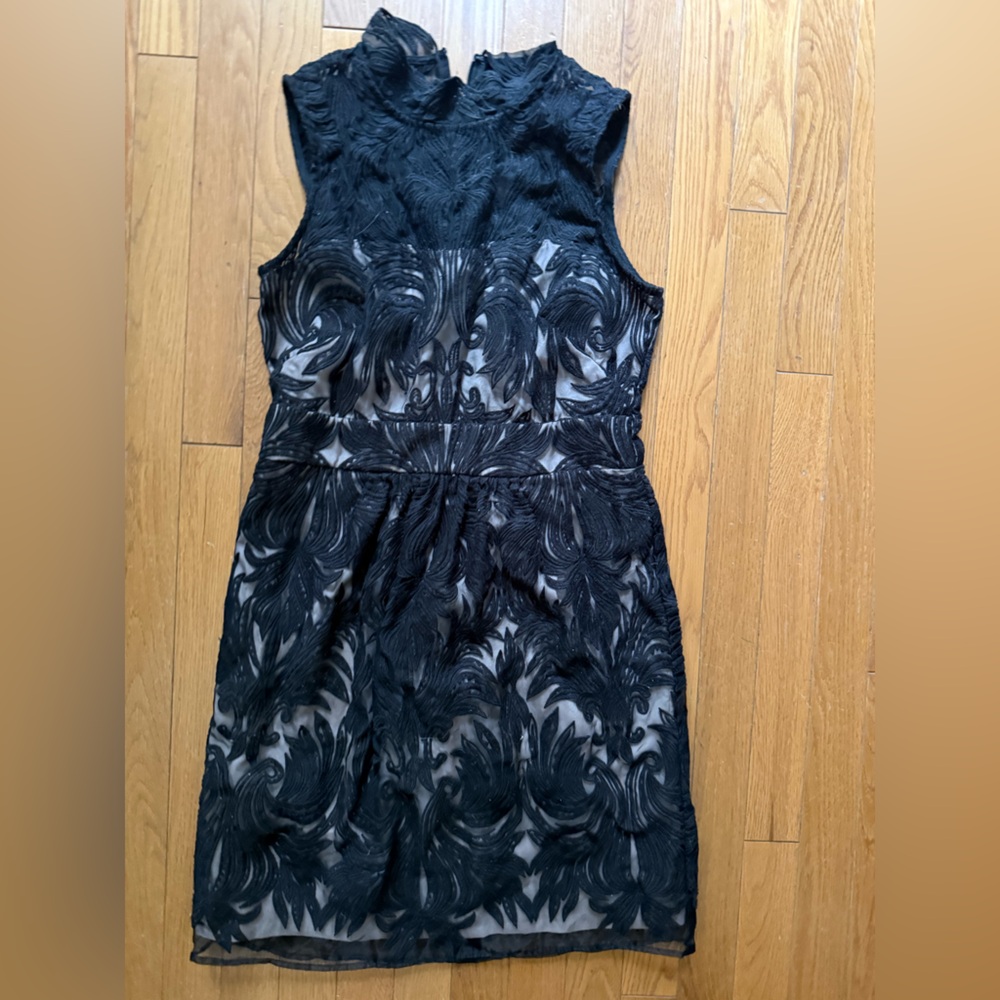 Baraschi Black lace dress